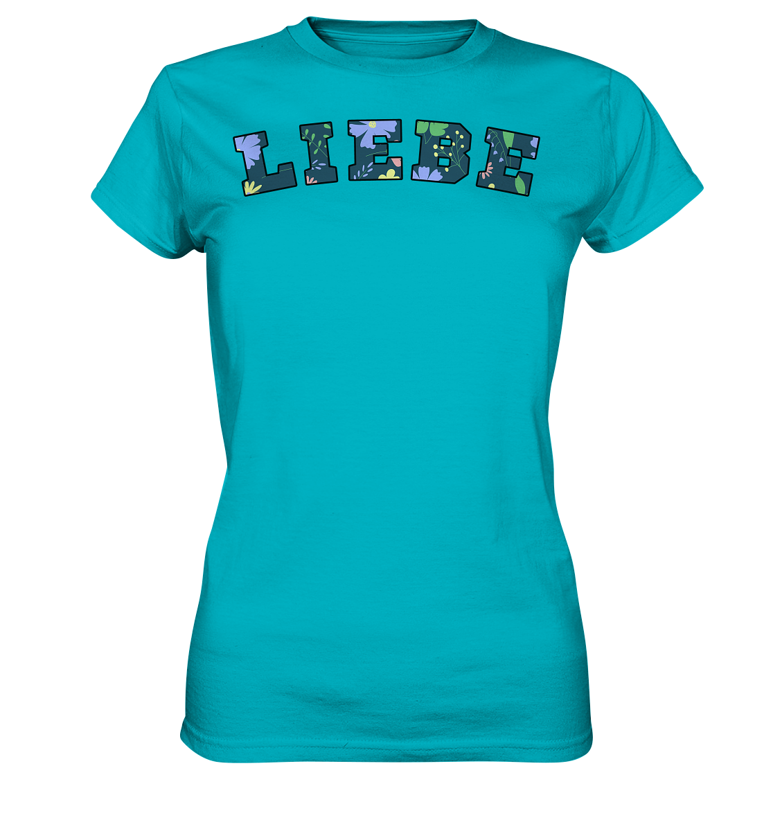 Liebe Floral Pattern - Ladies Premium Shirt