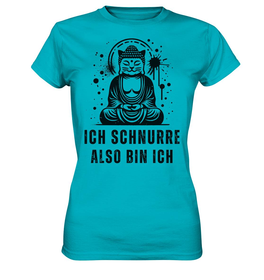 Ich schnurre also bin ich - Ladies Premium Shirt