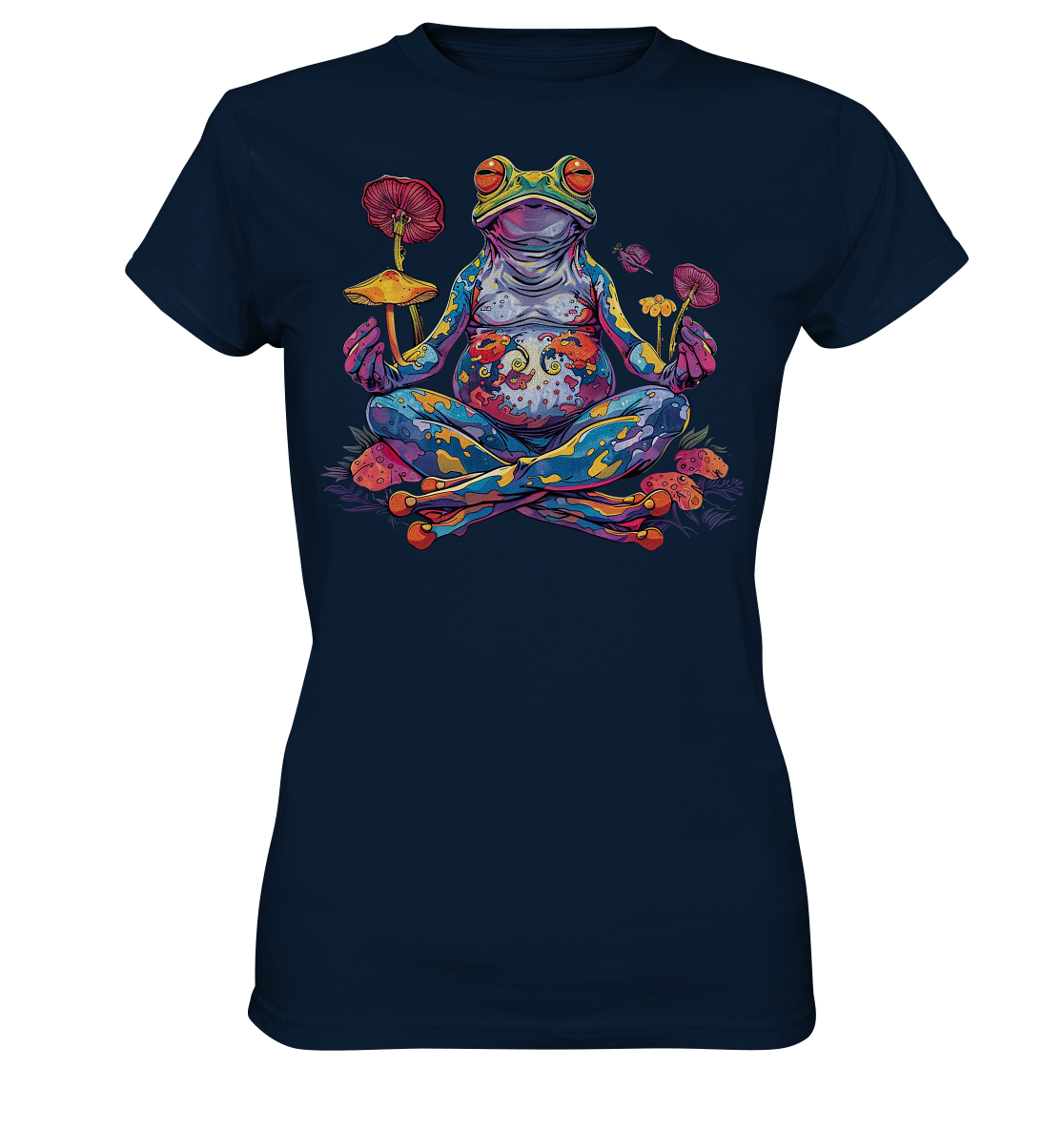 Spiritueller Frosch - Ladies Premium Shirt