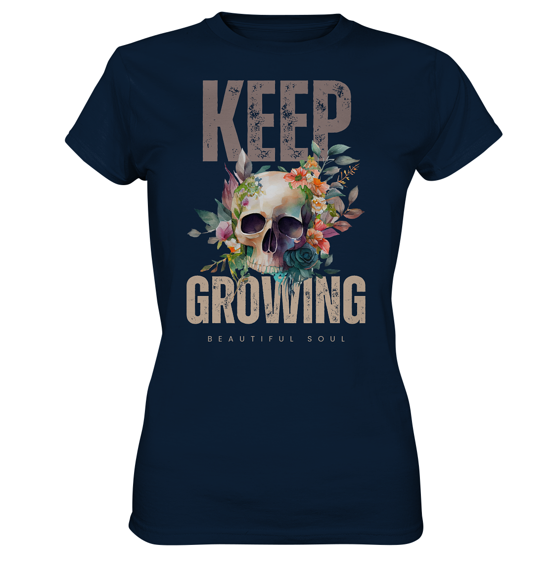 Keep Growing Beautiful Soul - Ladies Premium Shirt