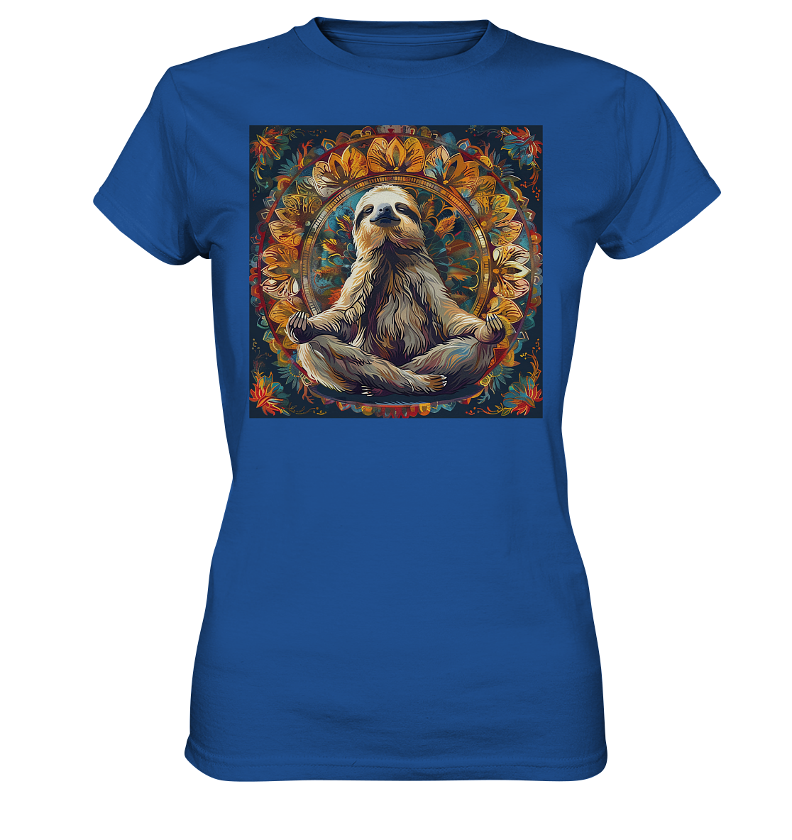 Meditierendes Faultier - Ladies Premium Shirt