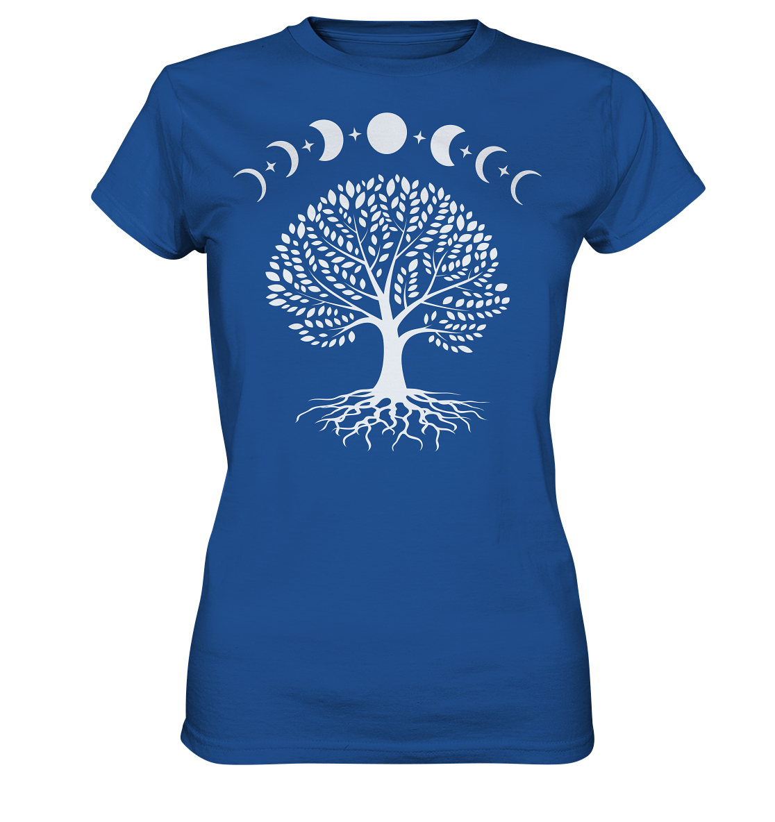 Mondphasen Lebensbaum - Ladies Premium Shirt