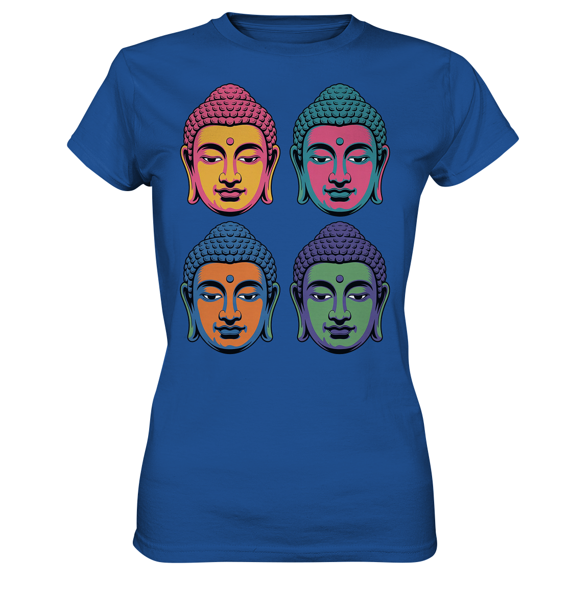 Buddha Köpfe Pop Art - Ladies Premium Shirt