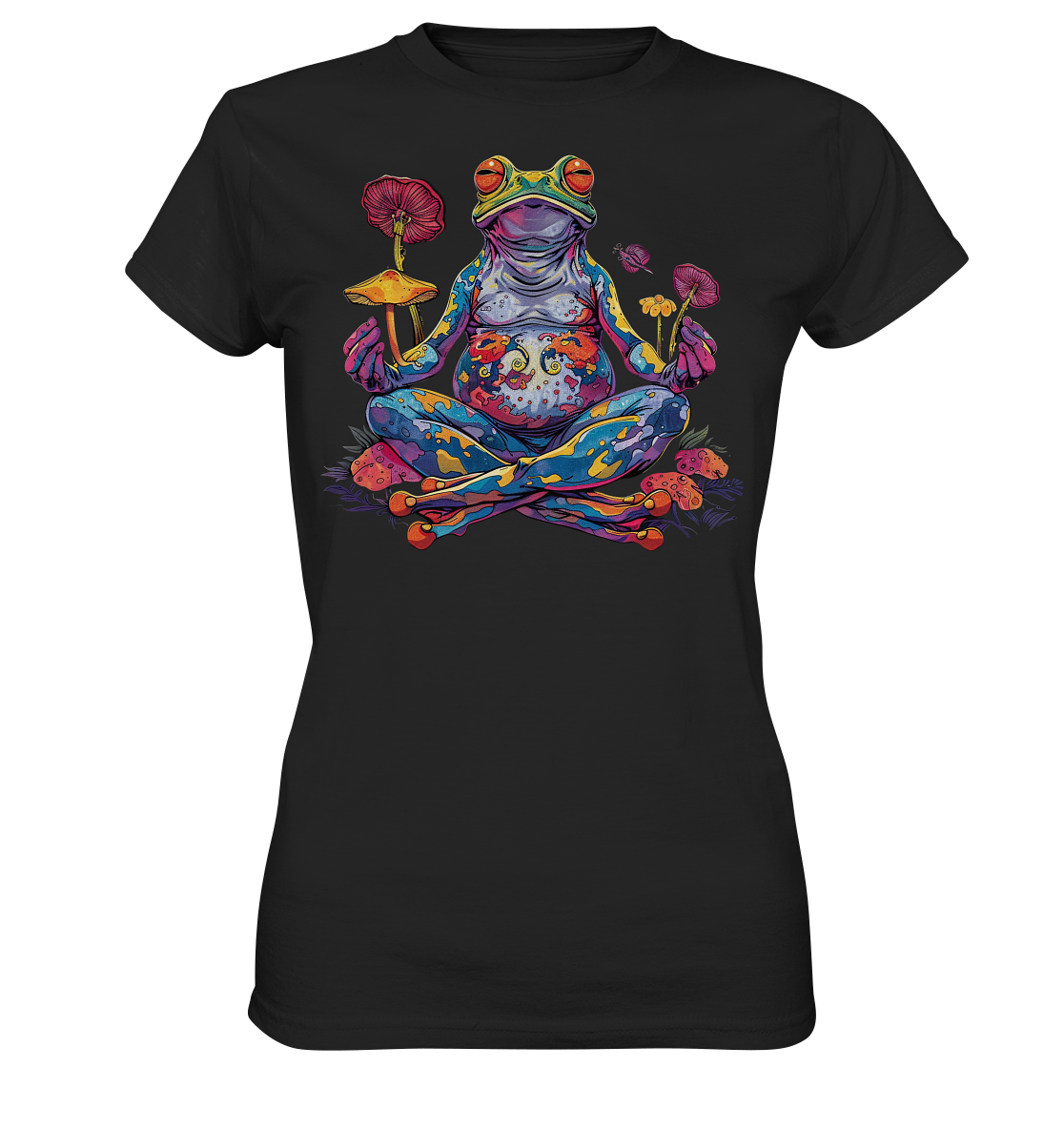 Spiritueller Frosch - Ladies Premium Shirt