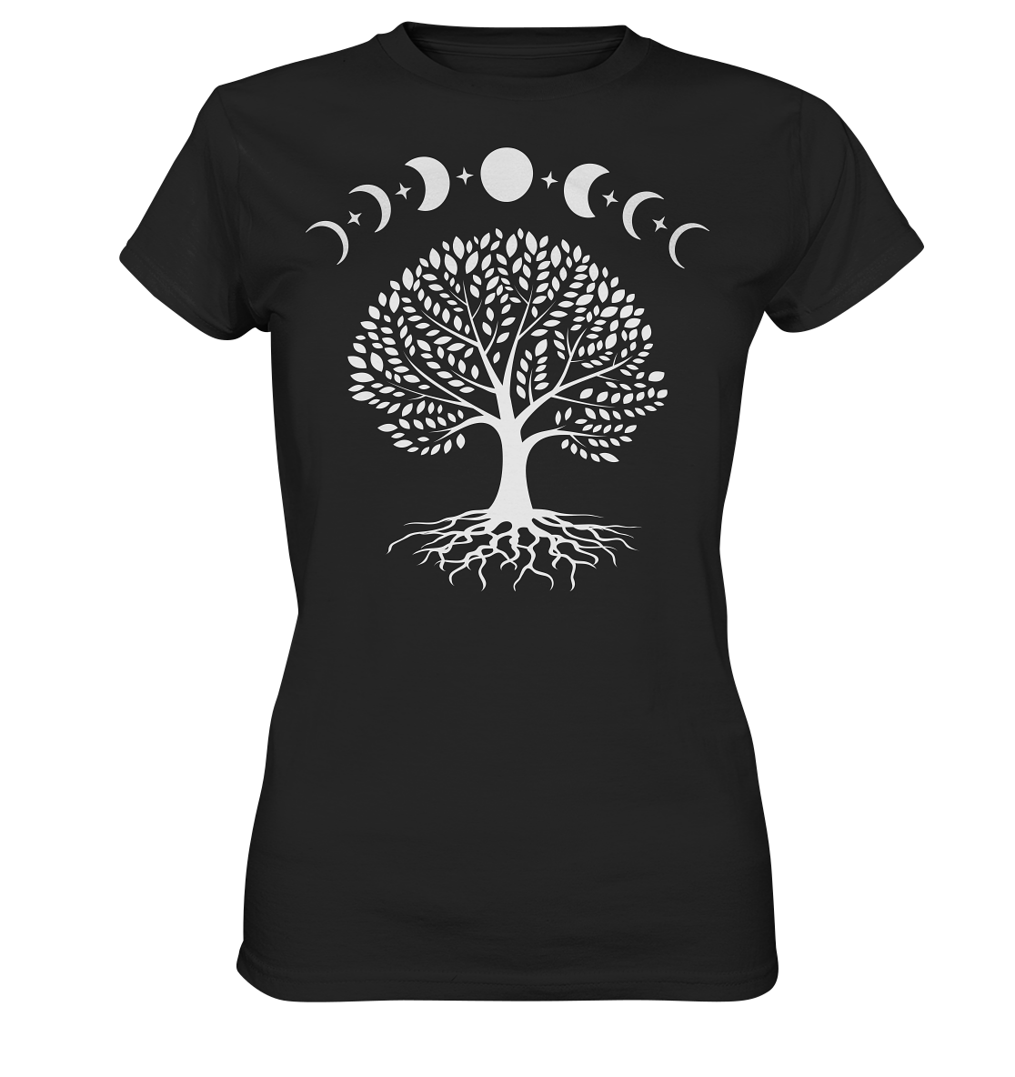 Mondphasen Lebensbaum - Ladies Premium Shirt
