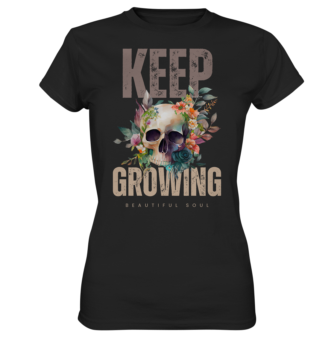 Keep Growing Beautiful Soul - Ladies Premium Shirt