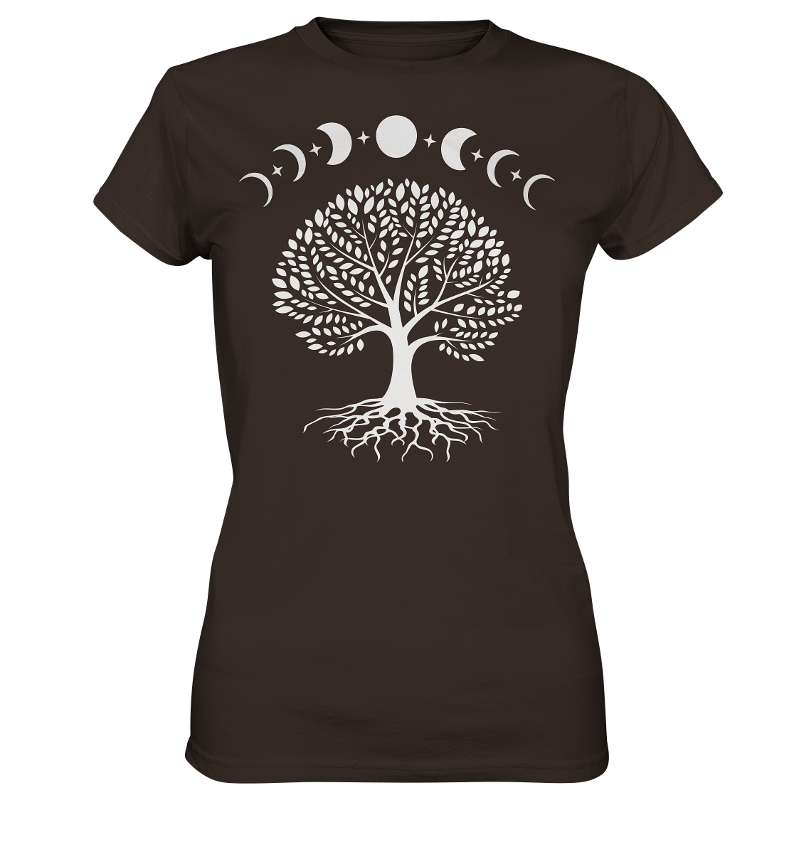 Mondphasen Lebensbaum - Ladies Premium Shirt