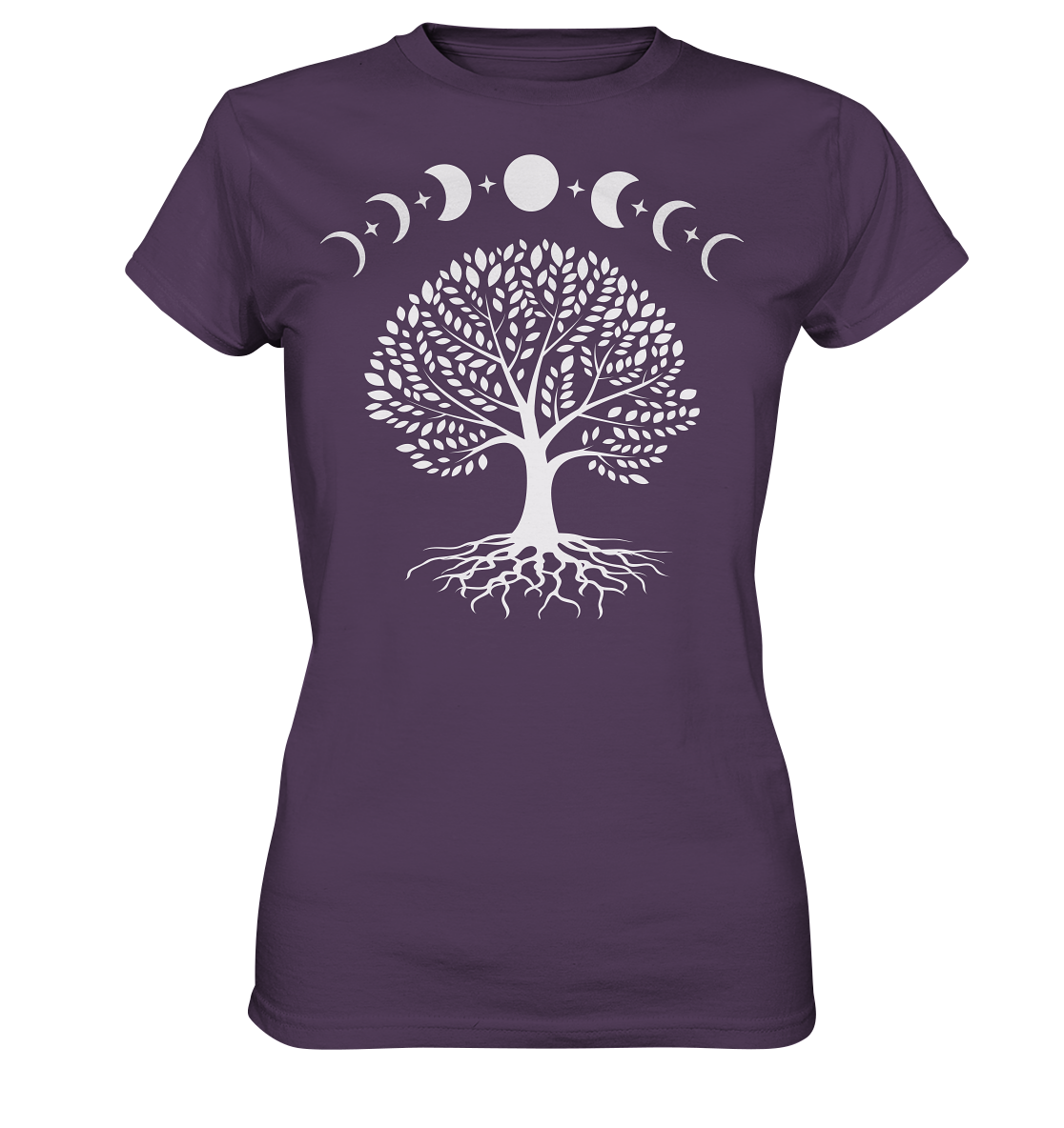 Mondphasen Lebensbaum - Ladies Premium Shirt