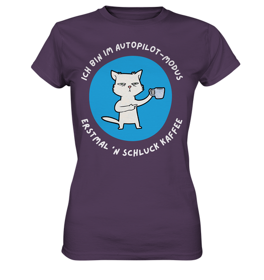 Kaffee Katze - Ladies Premium Shirt