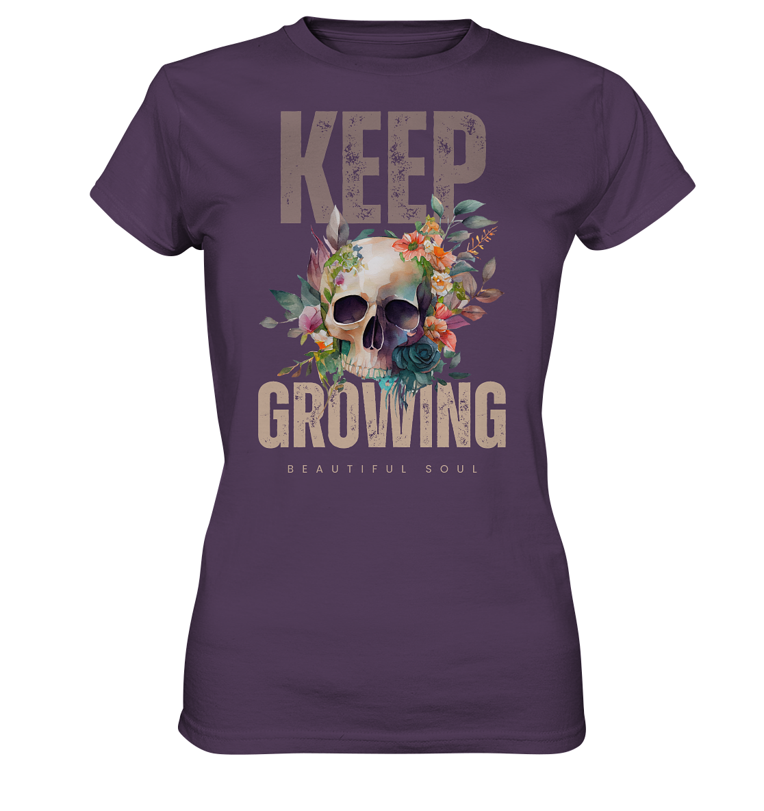 Keep Growing Beautiful Soul - Ladies Premium Shirt