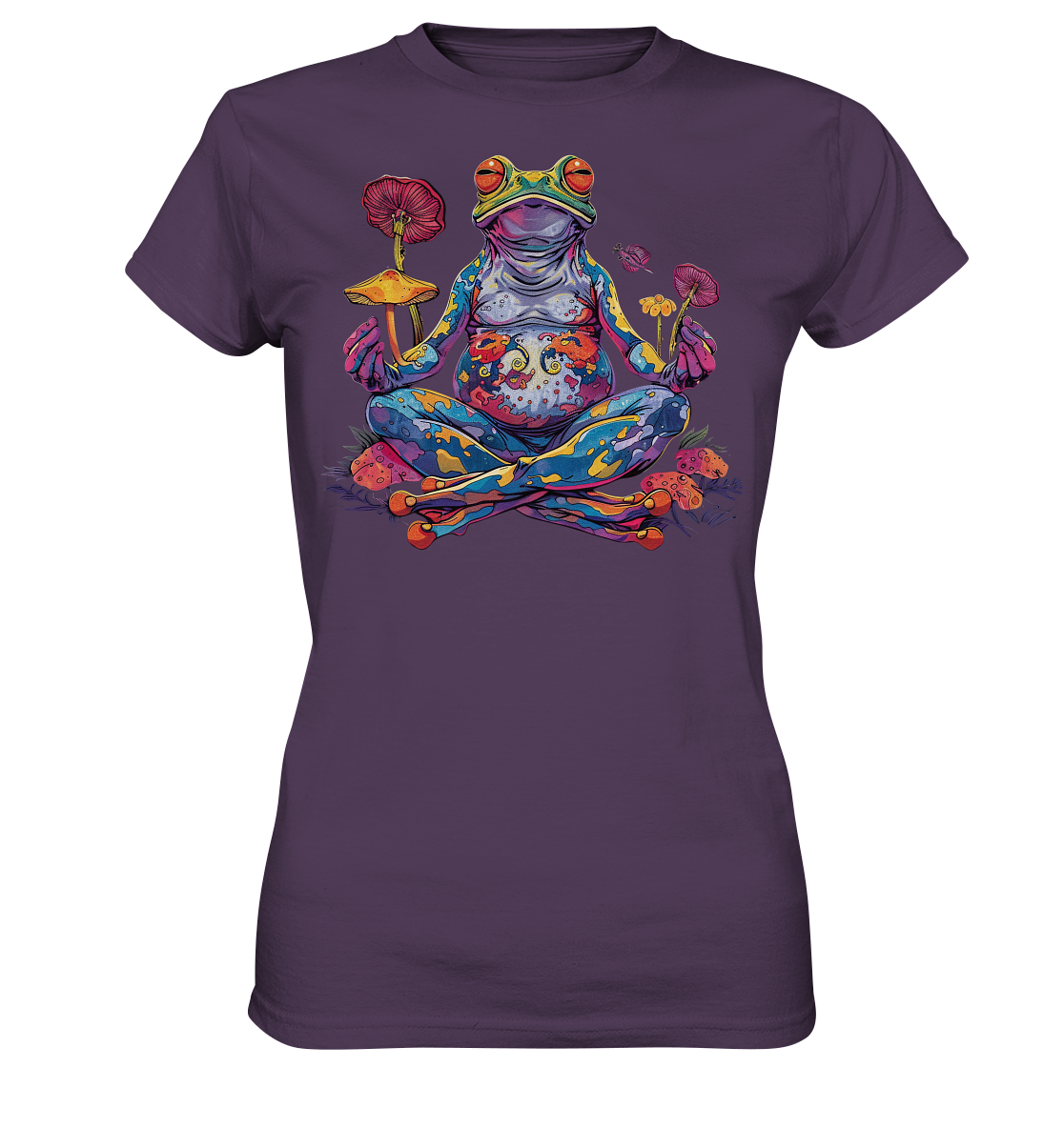 Spiritueller Frosch - Ladies Premium Shirt