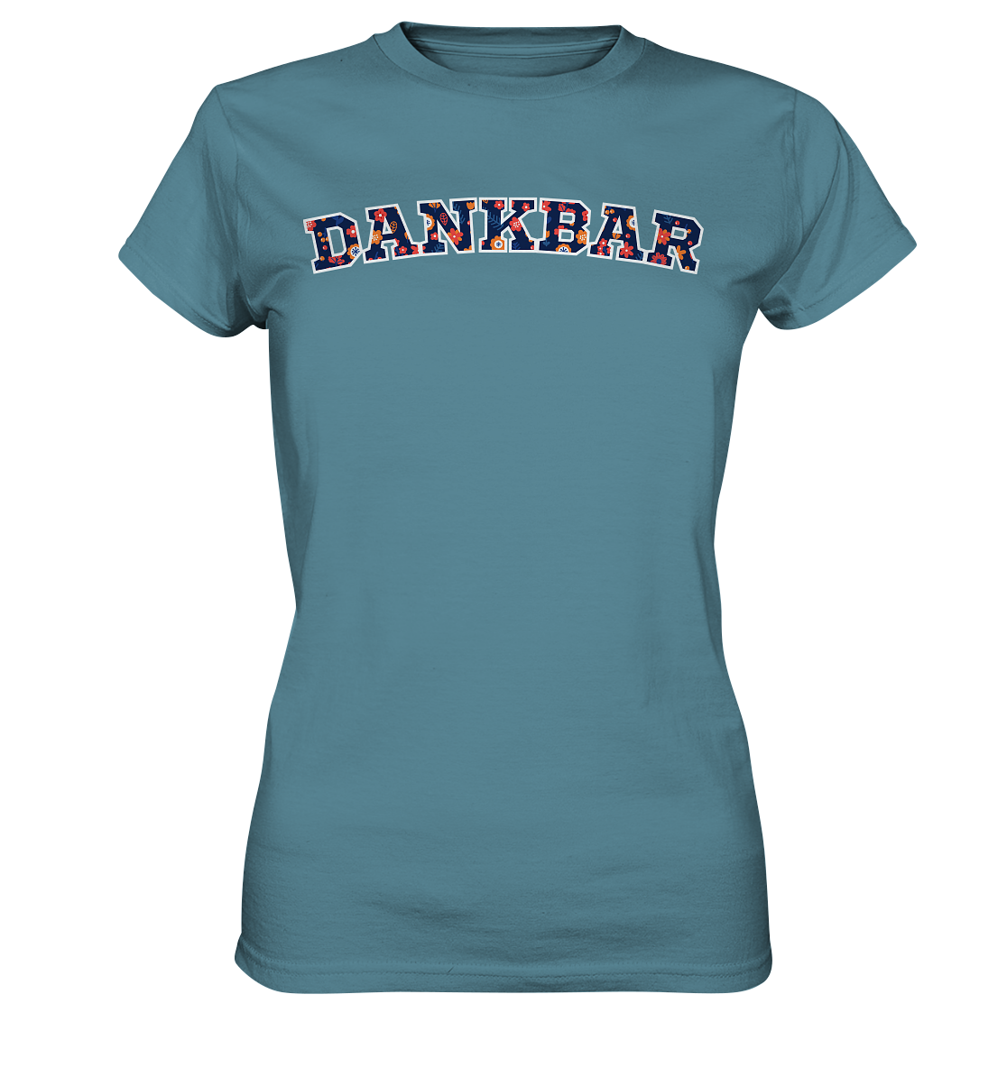 DANKBAR Floral Pattern - Ladies Premium Shirt