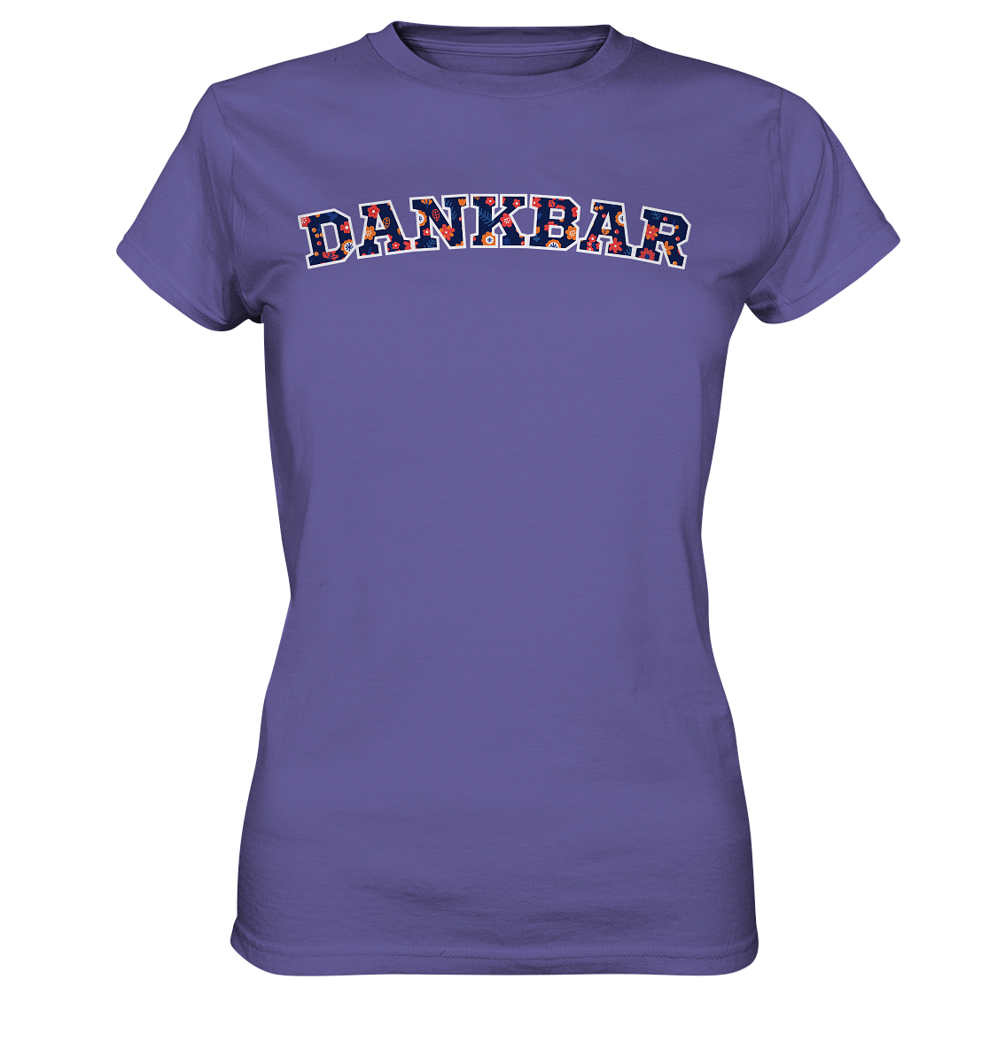 DANKBAR Floral Pattern - Ladies Premium Shirt