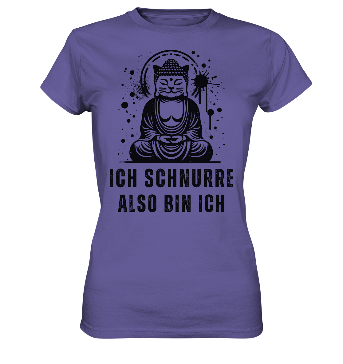 Ich schnurre also bin ich - Ladies Premium Shirt