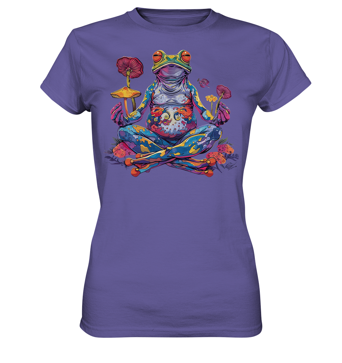Spiritueller Frosch - Ladies Premium Shirt