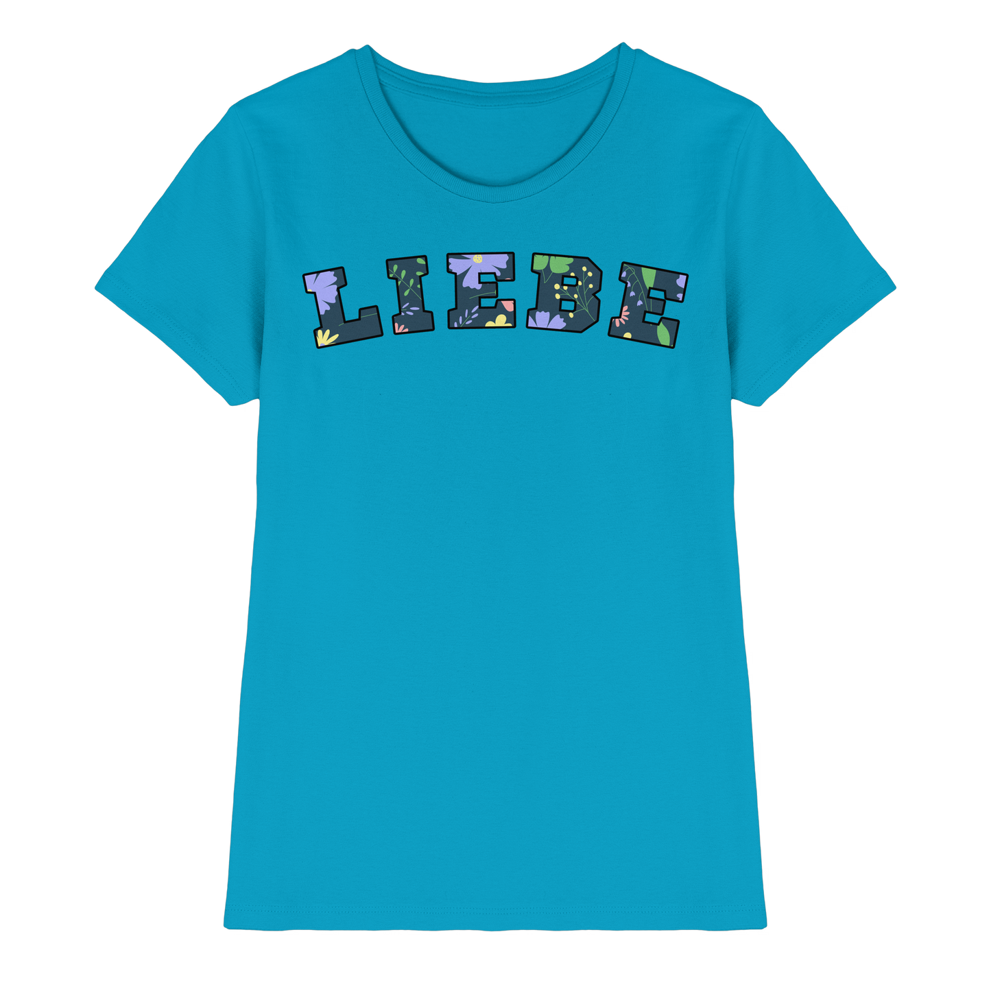 Liebe Floral Pattern - Ladies Premium Shirt