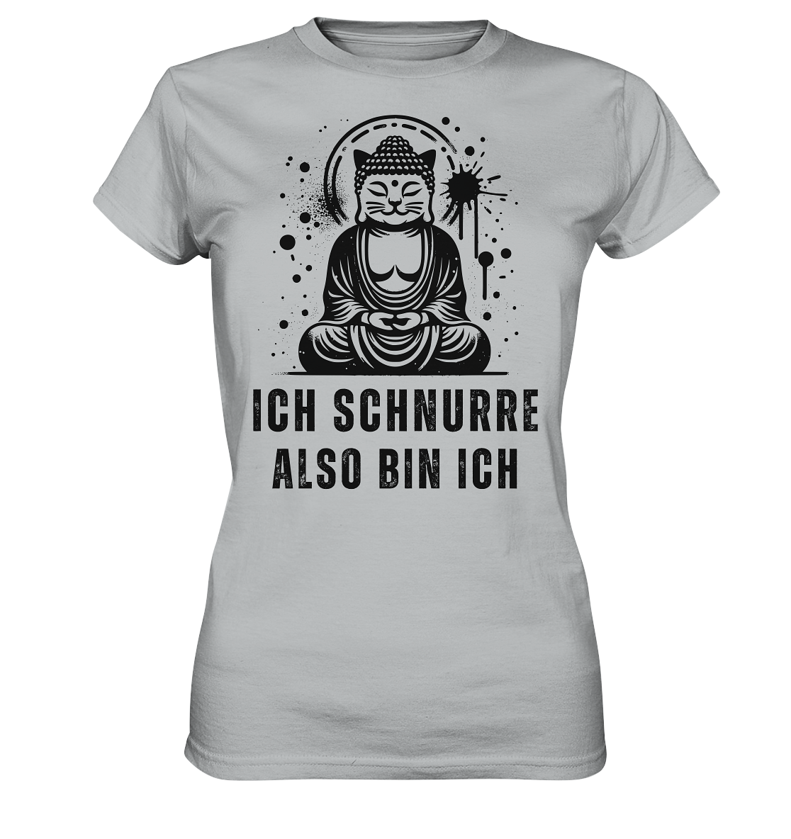 Ich schnurre also bin ich - Ladies Premium Shirt