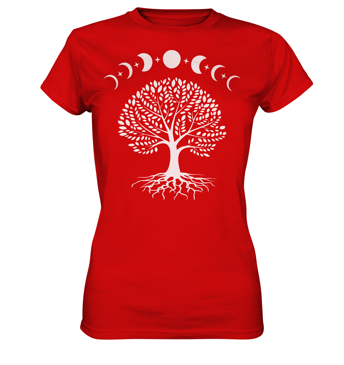 Mondphasen Lebensbaum - Ladies Premium Shirt