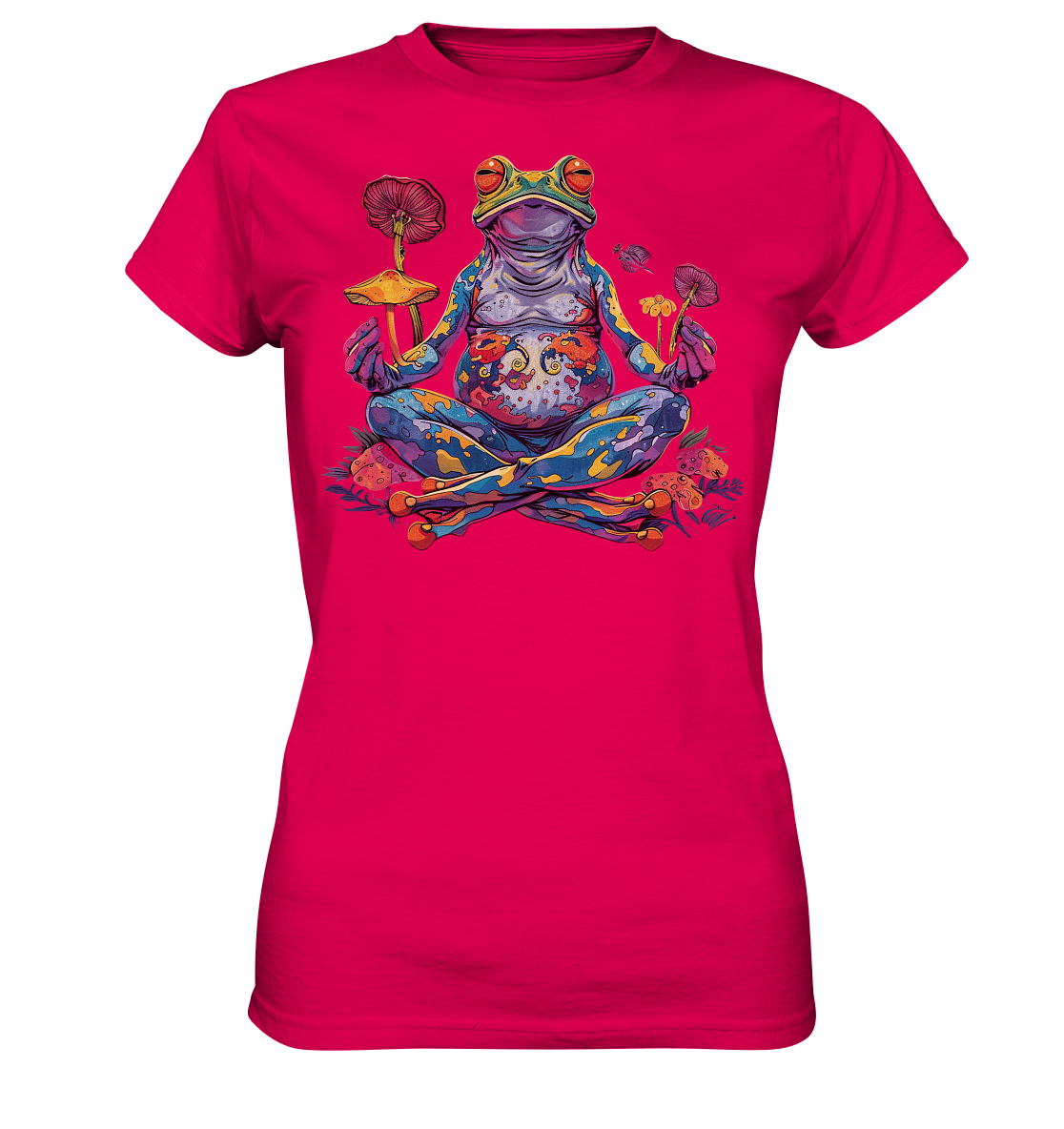 Spiritueller Frosch - Ladies Premium Shirt