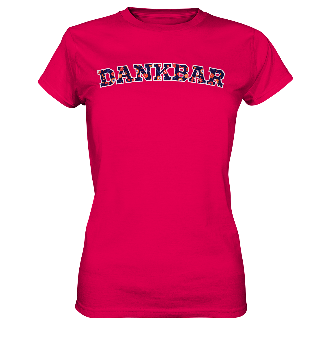 DANKBAR Floral Pattern - Ladies Premium Shirt