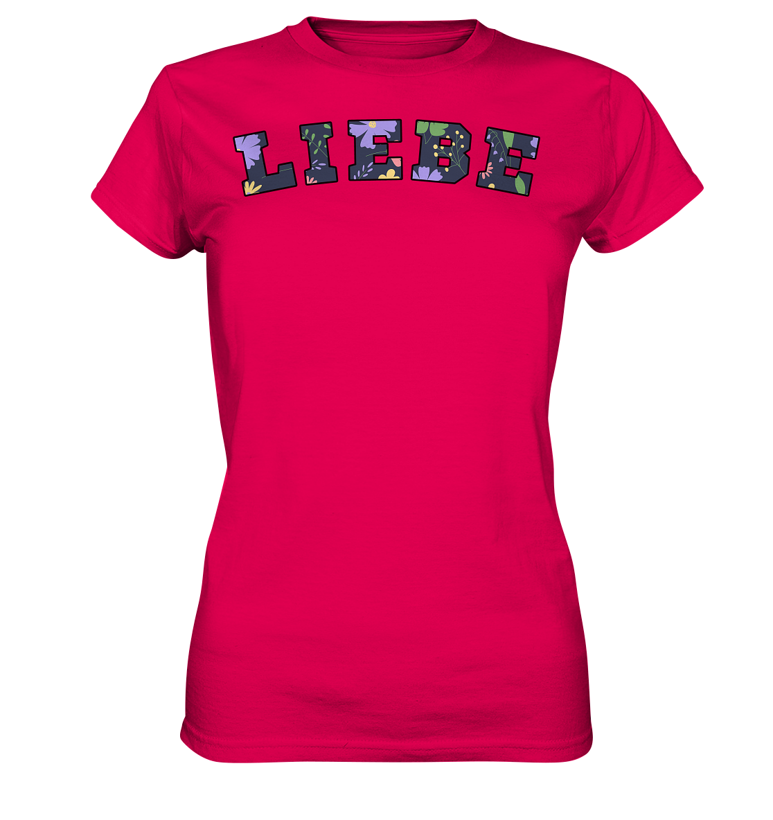 Liebe Floral Pattern - Ladies Premium Shirt