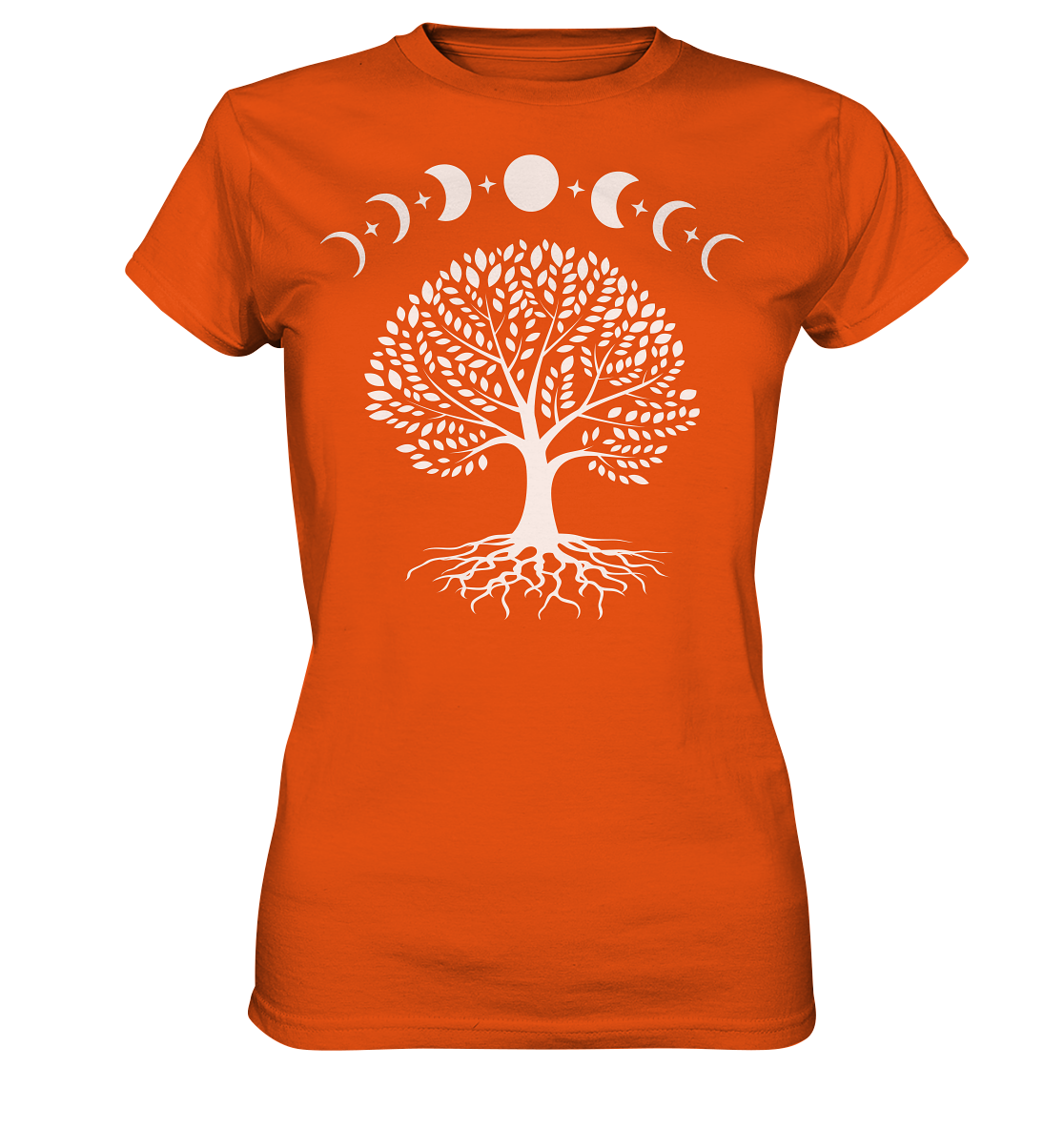 Mondphasen Lebensbaum - Ladies Premium Shirt
