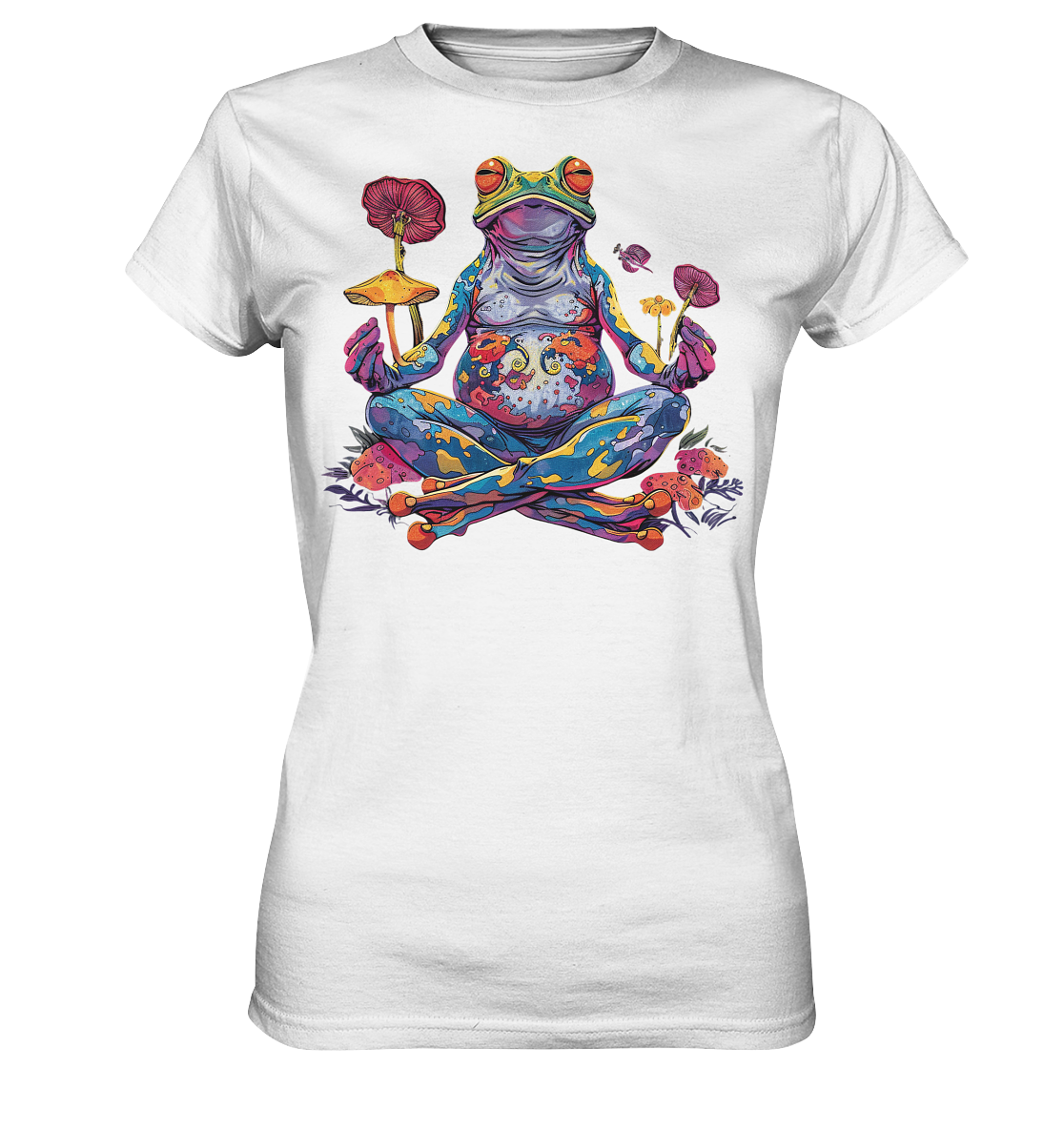 Spiritueller Frosch - Ladies Premium Shirt