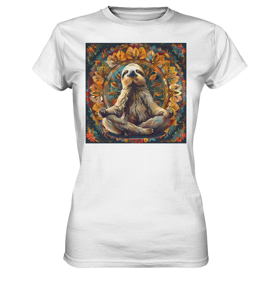 Meditierendes Faultier - Ladies Premium Shirt