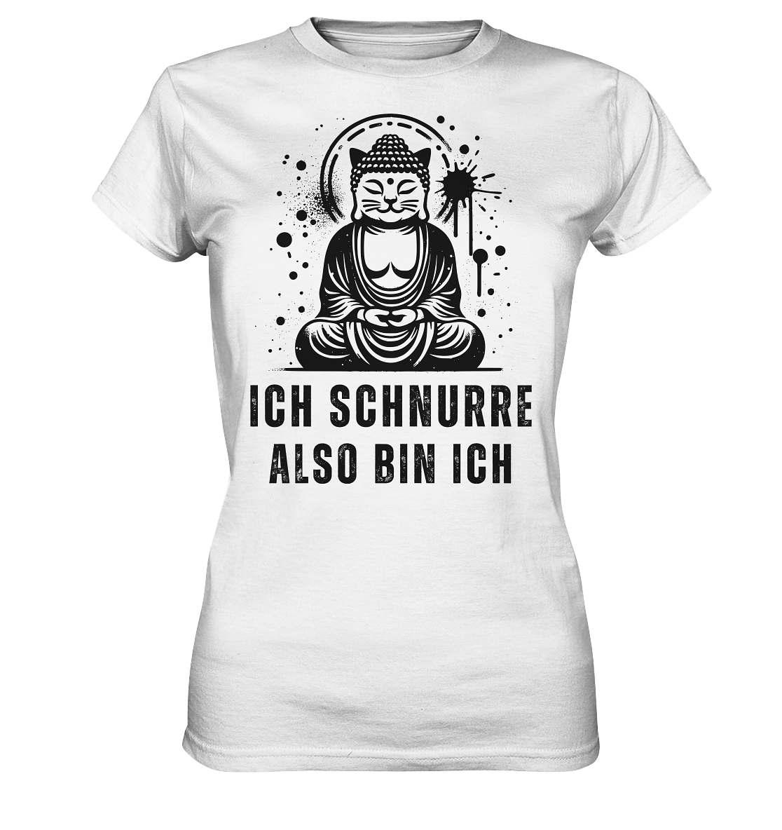 Ich schnurre also bin ich - Ladies Premium Shirt