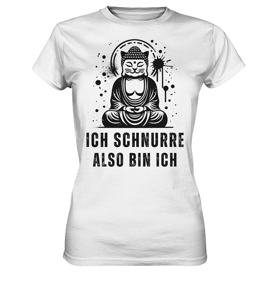 Ich schnurre also bin ich - Ladies Premium Shirt