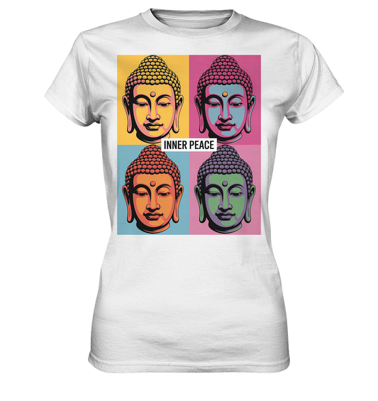 Inner Peace Pop Art Buddha - Ladies Premium Shirt