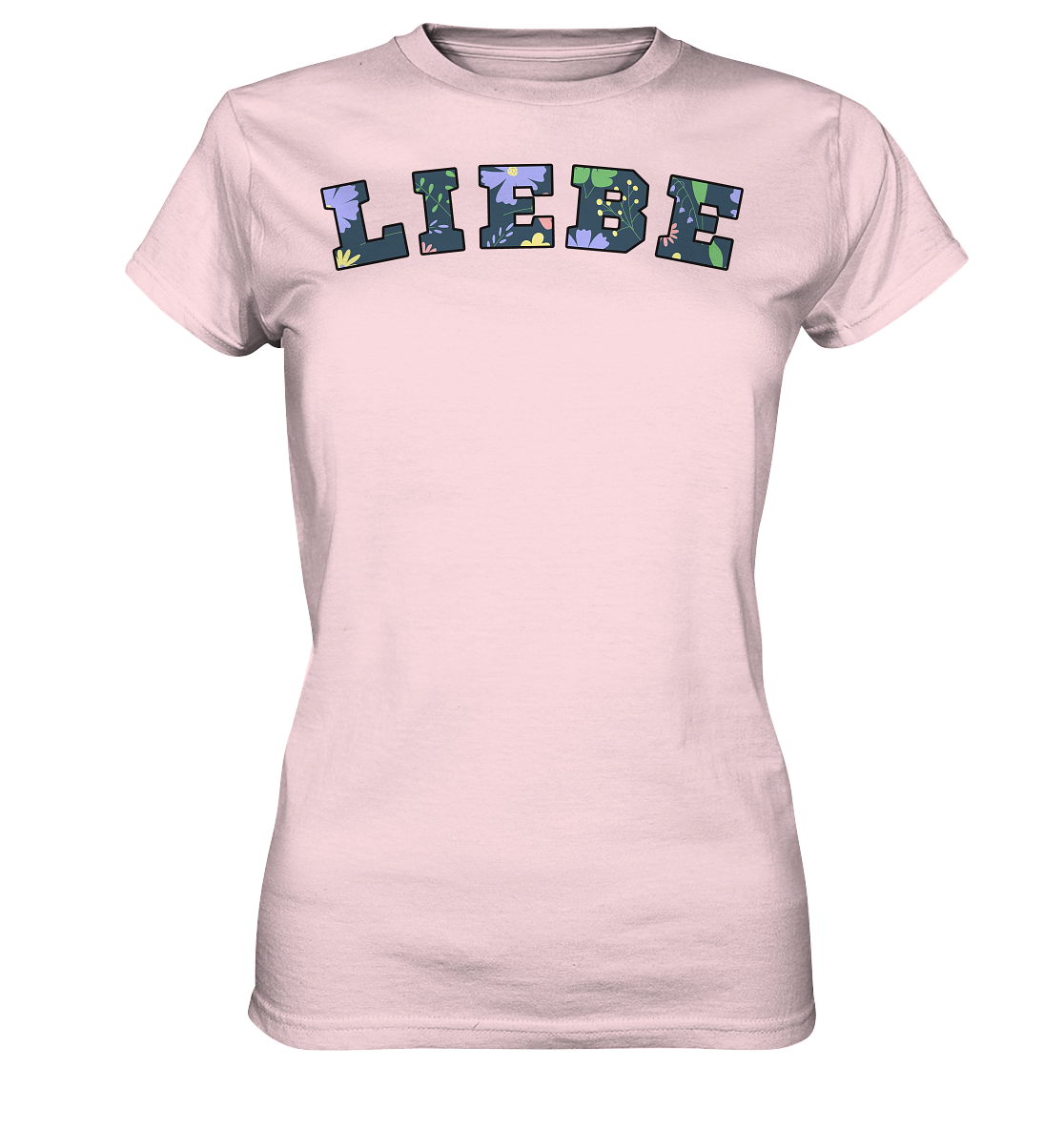 Liebe Floral Pattern - Ladies Premium Shirt
