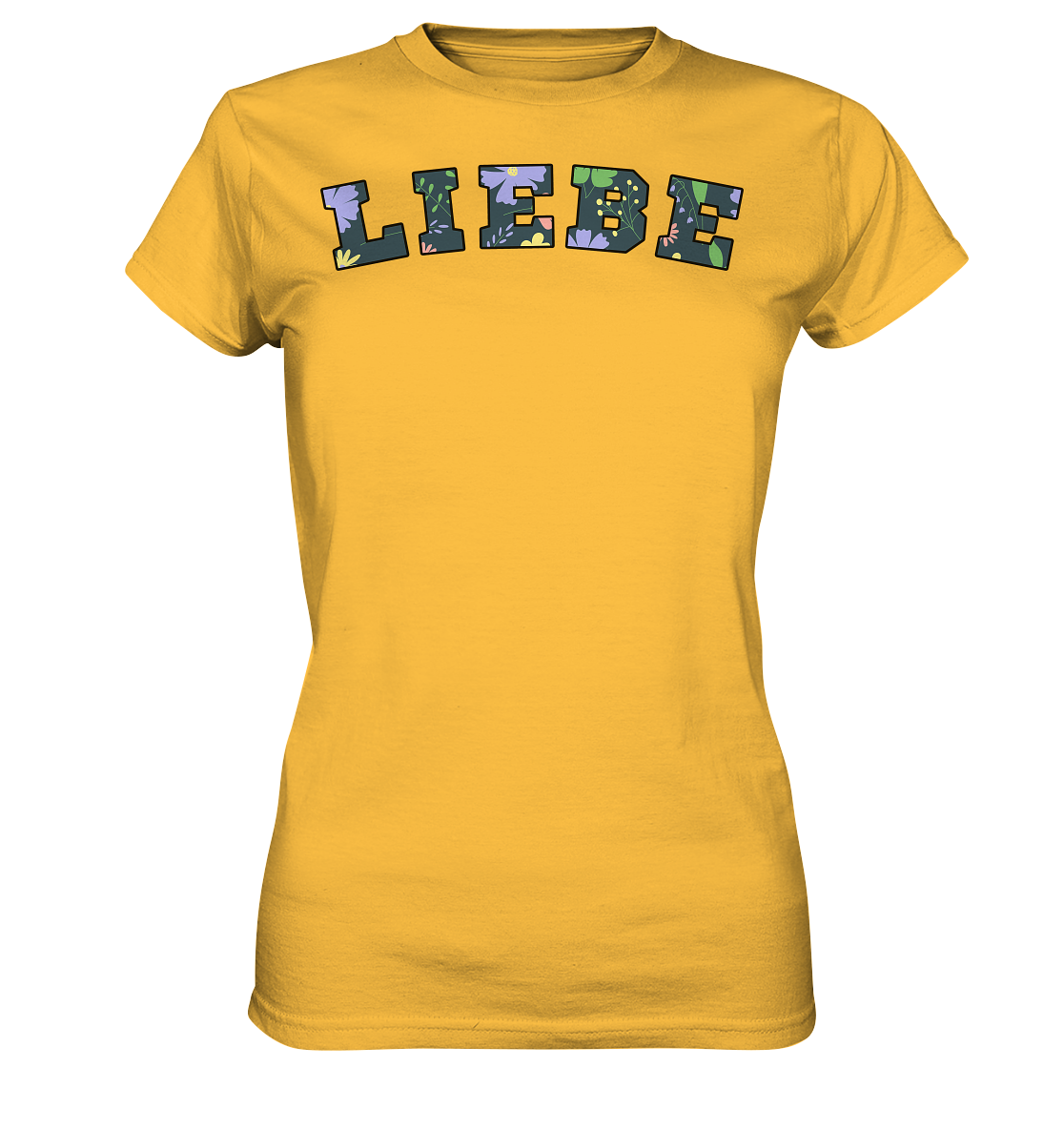 Liebe Floral Pattern - Ladies Premium Shirt