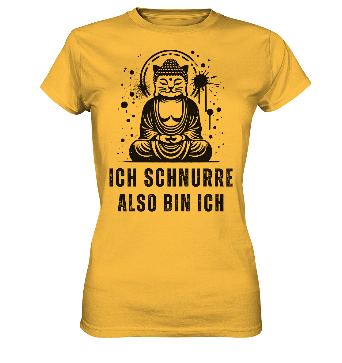 Ich schnurre also bin ich - Ladies Premium Shirt