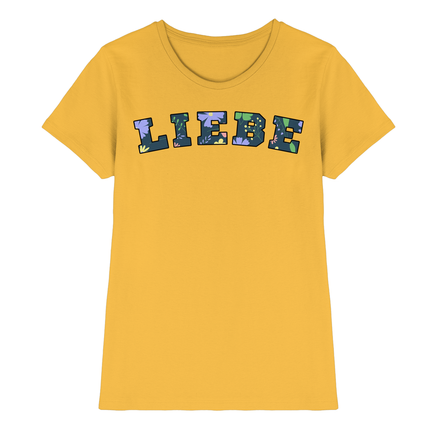 Liebe Floral Pattern - Ladies Premium Shirt