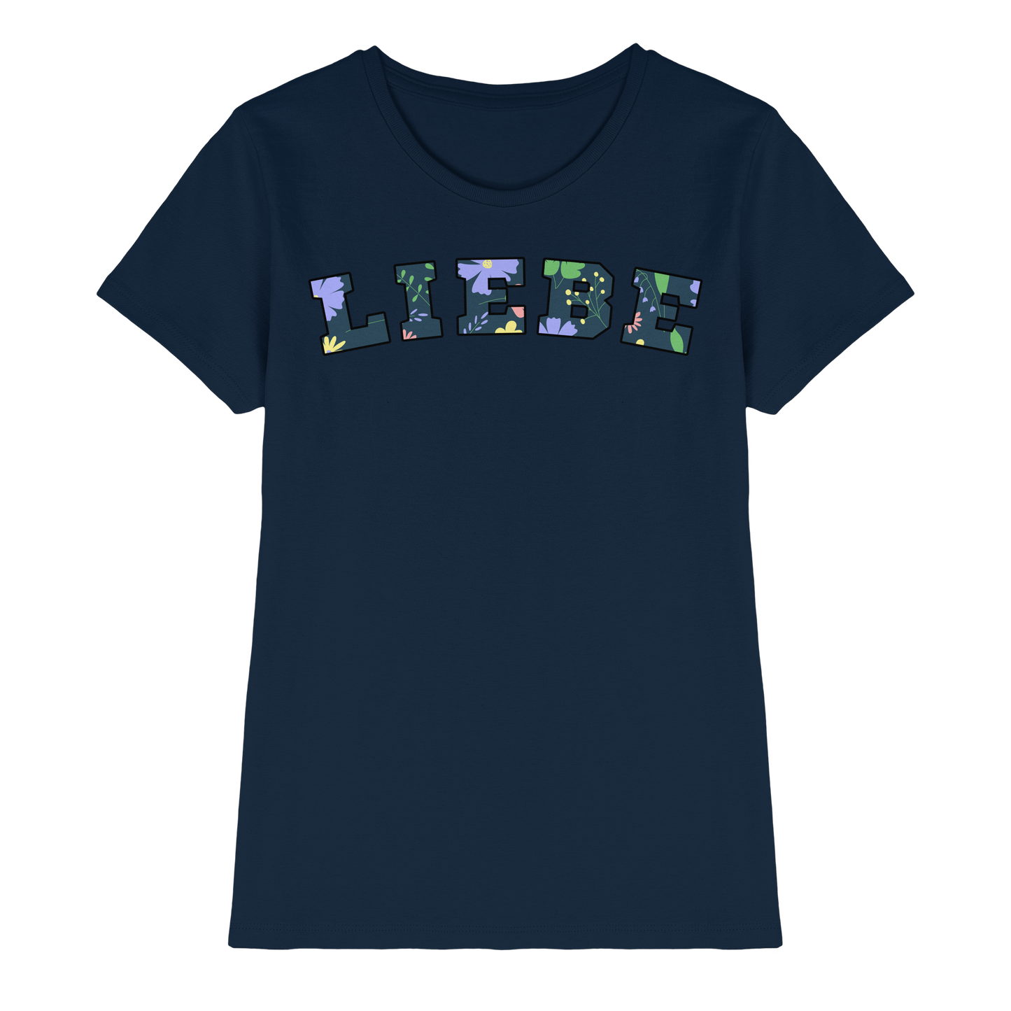 Liebe Floral Pattern - Ladies Premium Shirt