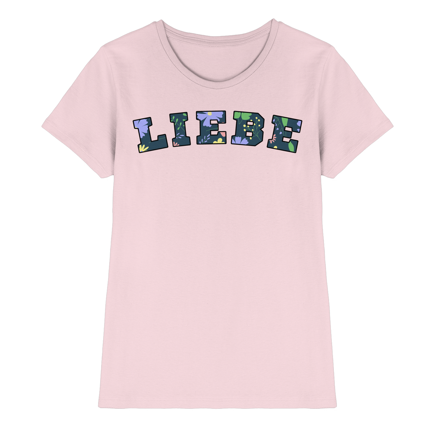 Liebe Floral Pattern - Ladies Premium Shirt