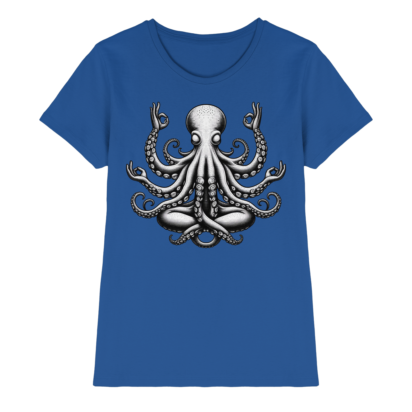 Oktopus in Meditation - Ladies Premium Shirt