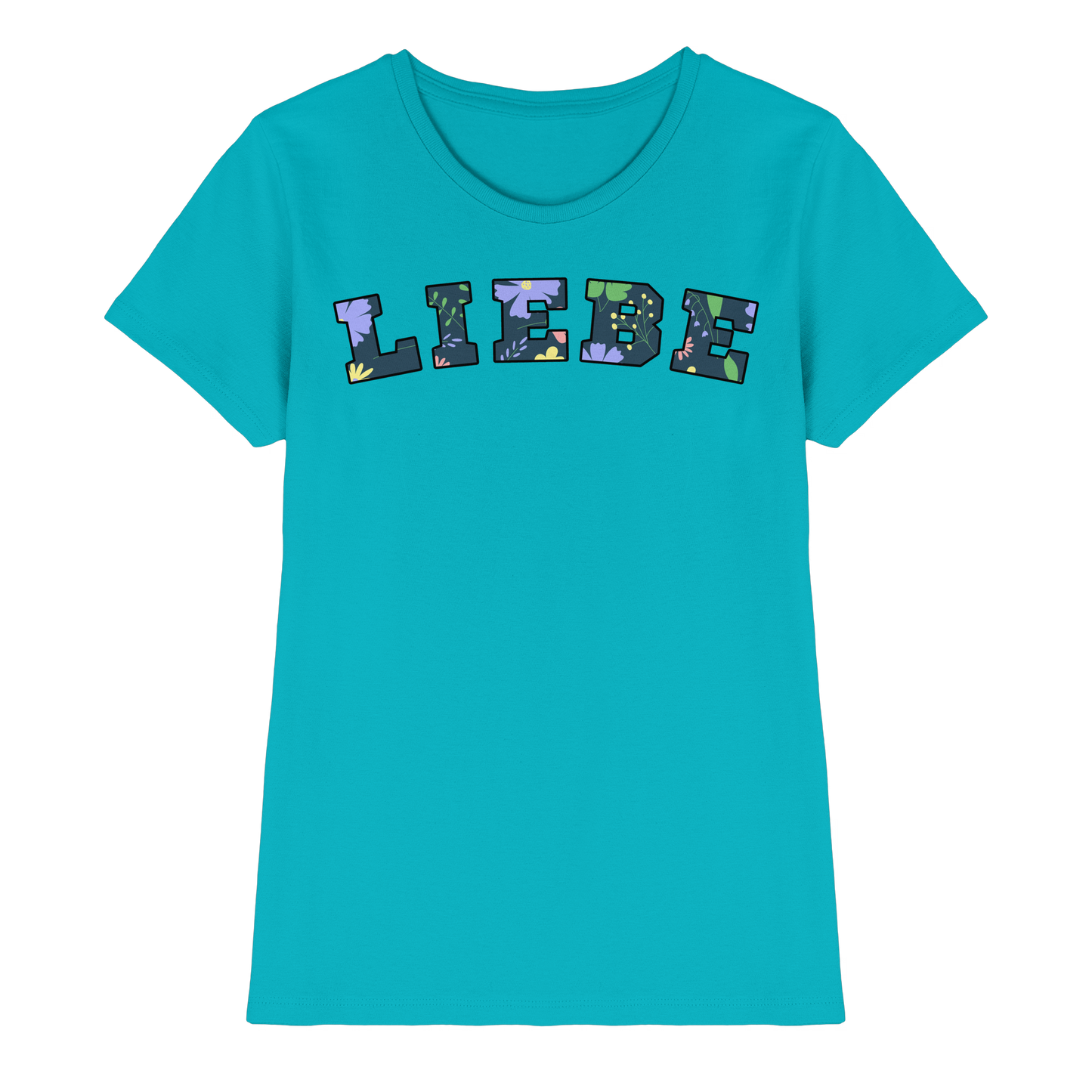 Liebe Floral Pattern - Ladies Premium Shirt