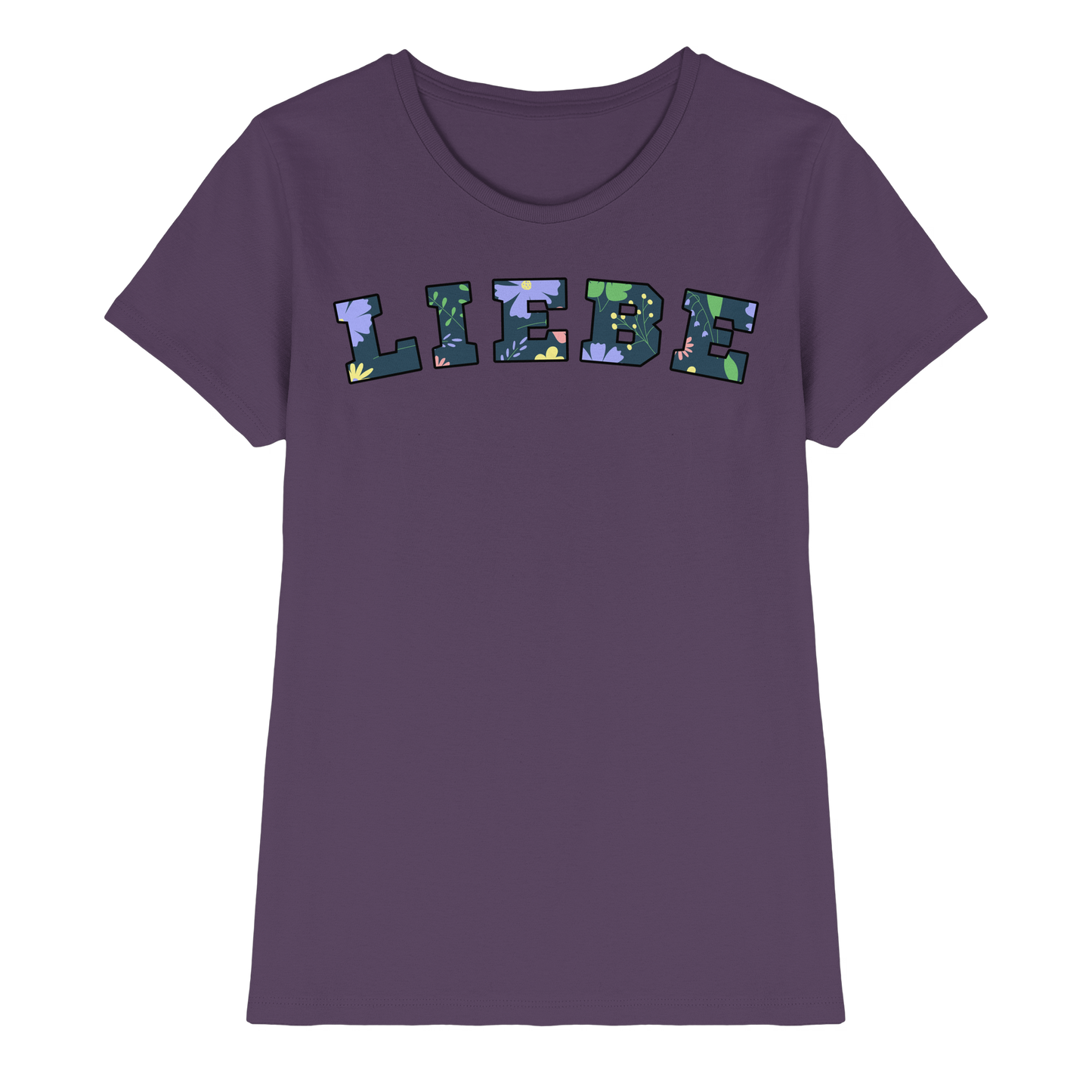 Liebe Floral Pattern - Ladies Premium Shirt