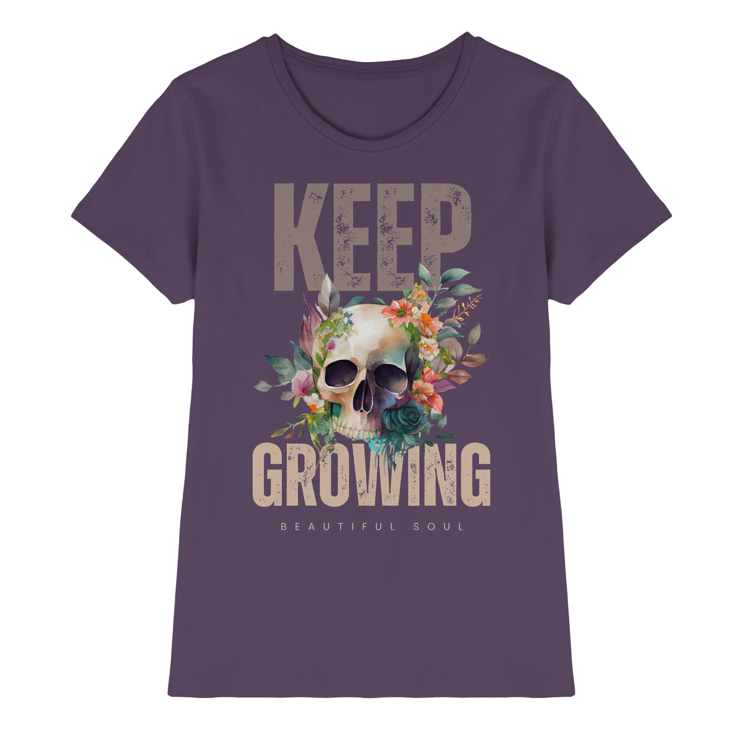 Keep Growing Beautiful Soul - Ladies Premium Shirt