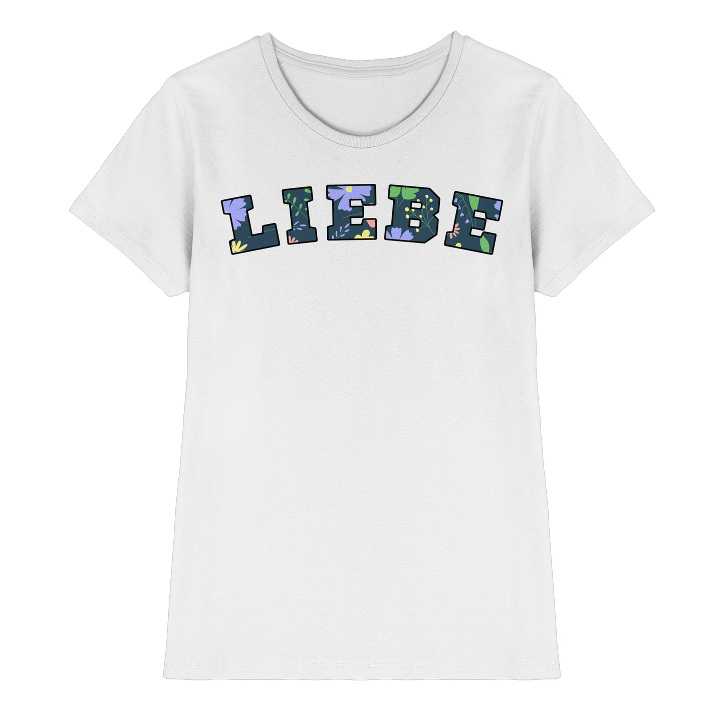 Liebe Floral Pattern - Ladies Premium Shirt