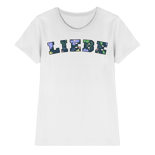 Liebe Floral Pattern - Ladies Premium Shirt