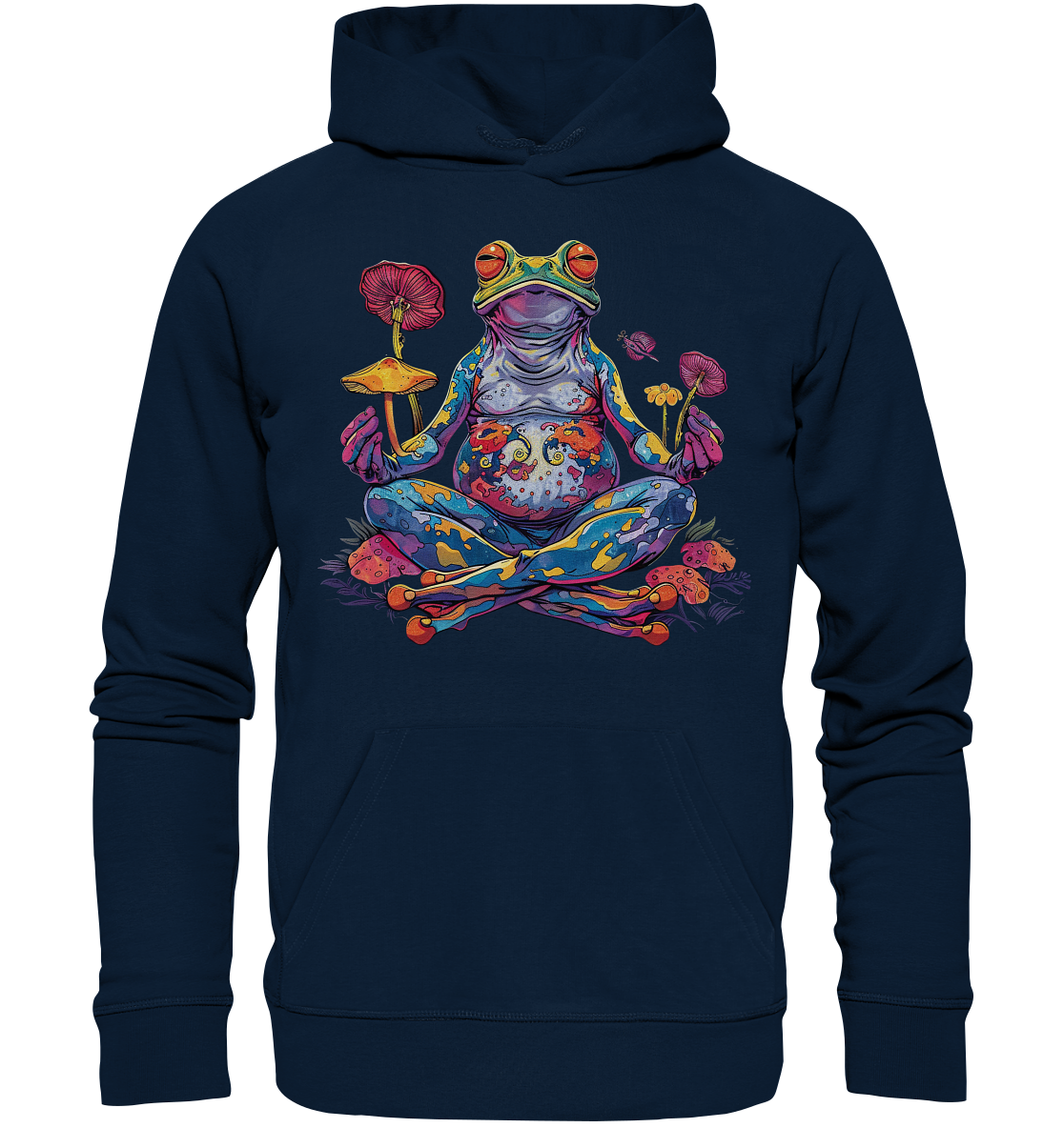 Spiritueller Frosch - Organic Hoodie