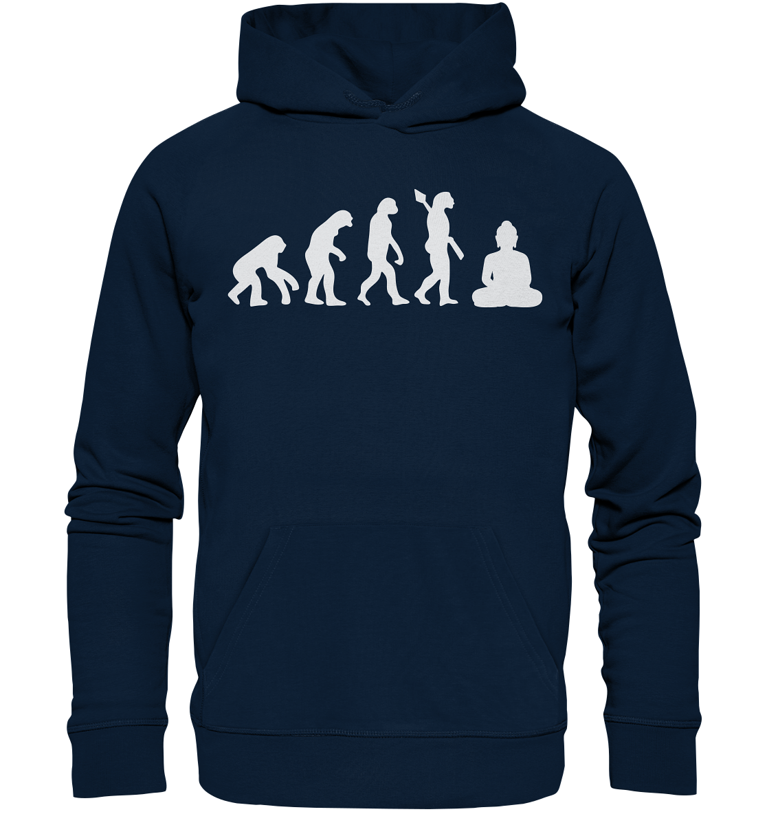 Evolution Buddha - Organic Hoodie