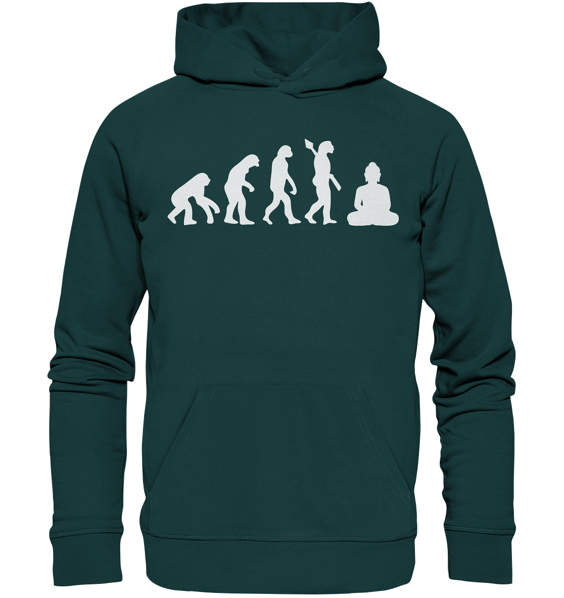 Evolution Buddha - Organic Hoodie