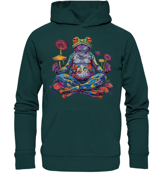 Spiritueller Frosch - Organic Hoodie