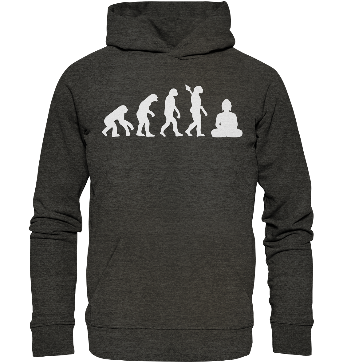 Evolution Buddha - Organic Hoodie