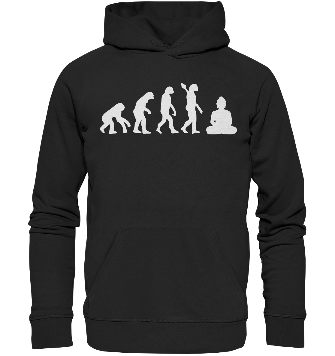 Evolution Buddha - Organic Hoodie