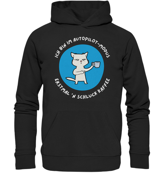 Kaffee Katze - Organic Hoodie